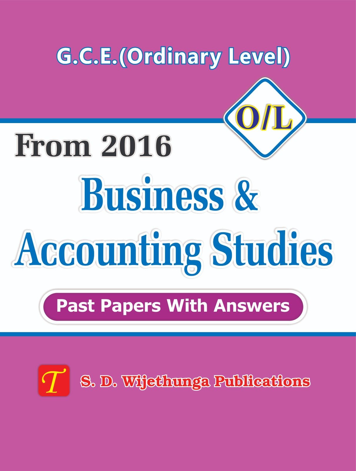 Business Studies O/L From 2016 -E/M